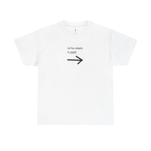 Maglietta matchata - MI HA RUBATO IL ROSBIF