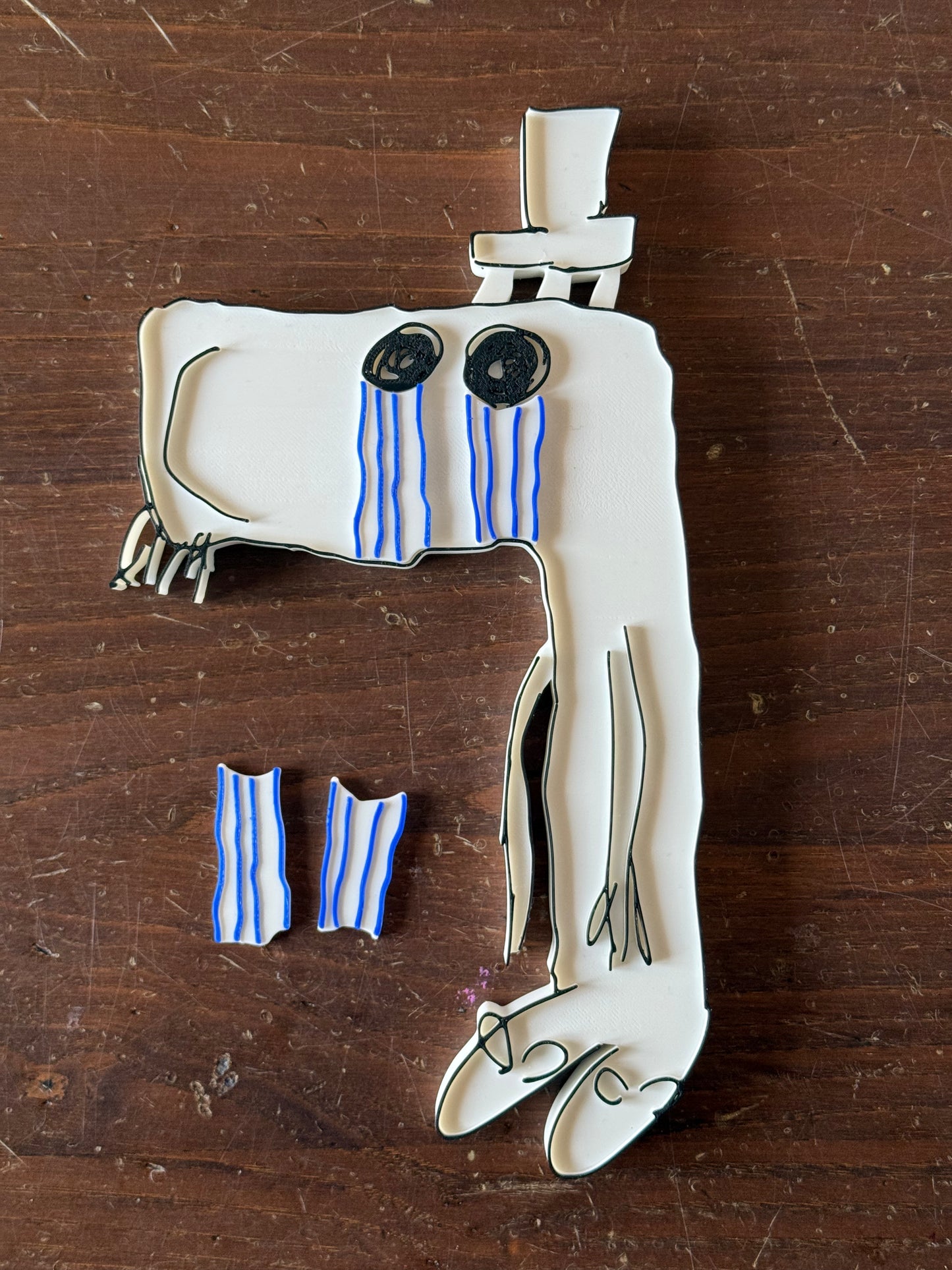 CRISTINO statuetta (lacrime rimovibili)